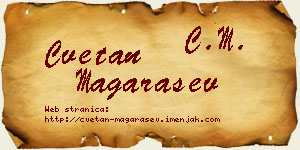 Cvetan Magarašev vizit kartica